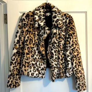 Faux fur jacket
